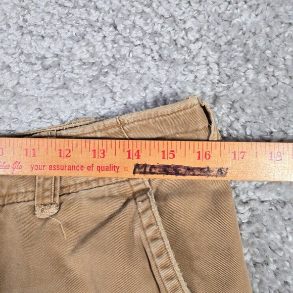 Abercrombie Fitch Cargo Shorts Mens 30 Brown Tan Vintage Fatigues Paratroopers‎ - Picture 14 of 16